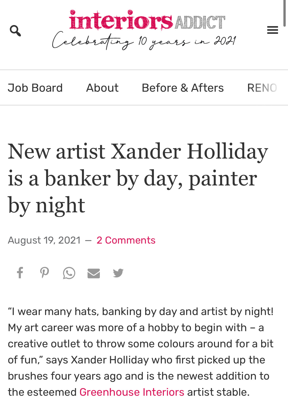 Interiors Addict Blog Feature Xander